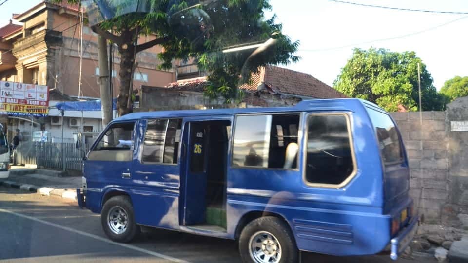 Un Bemo, el transporte tradicional de Bali