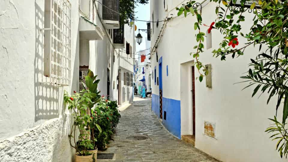 La histórica Kasbah de Tánger, llena de arquitectura marroquí.