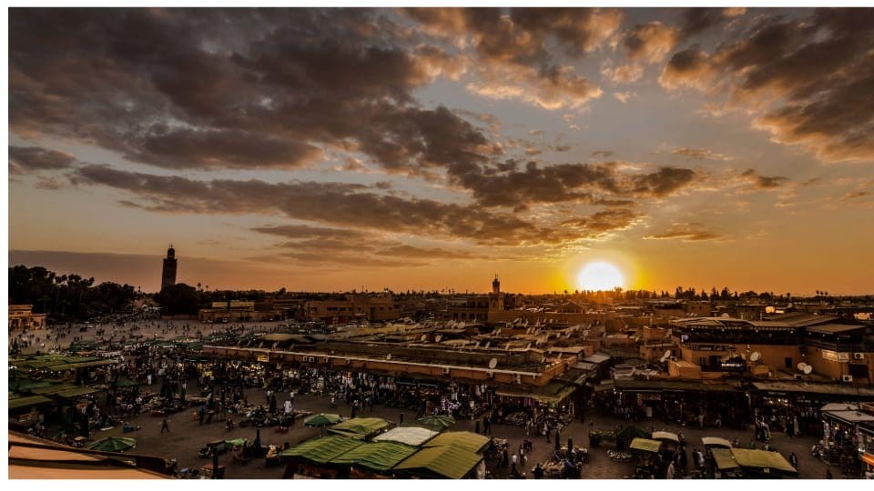 Plaza de Jemaa el-Fna en Marrakech