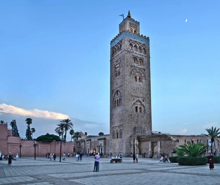 Mezquita Koutoubia, el minarete más alto, un símbolo que ver en Marrakech