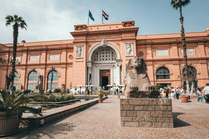 El Museo Egipcio de El Cairo, lleno de tesoros históricos que ver en 7 días en Egipto.