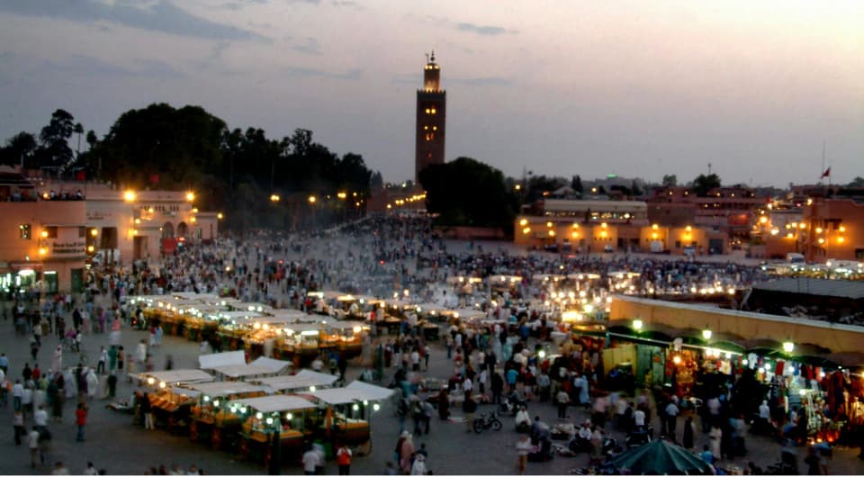 Plaza Jemaa el-Fna, punto clave en tu visita de 3 días a Marrakech