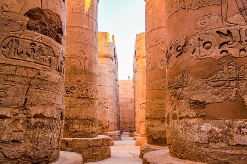 El Templo de Karnak en Luxor, uno de los templos más impresionantes que ver en Egipto